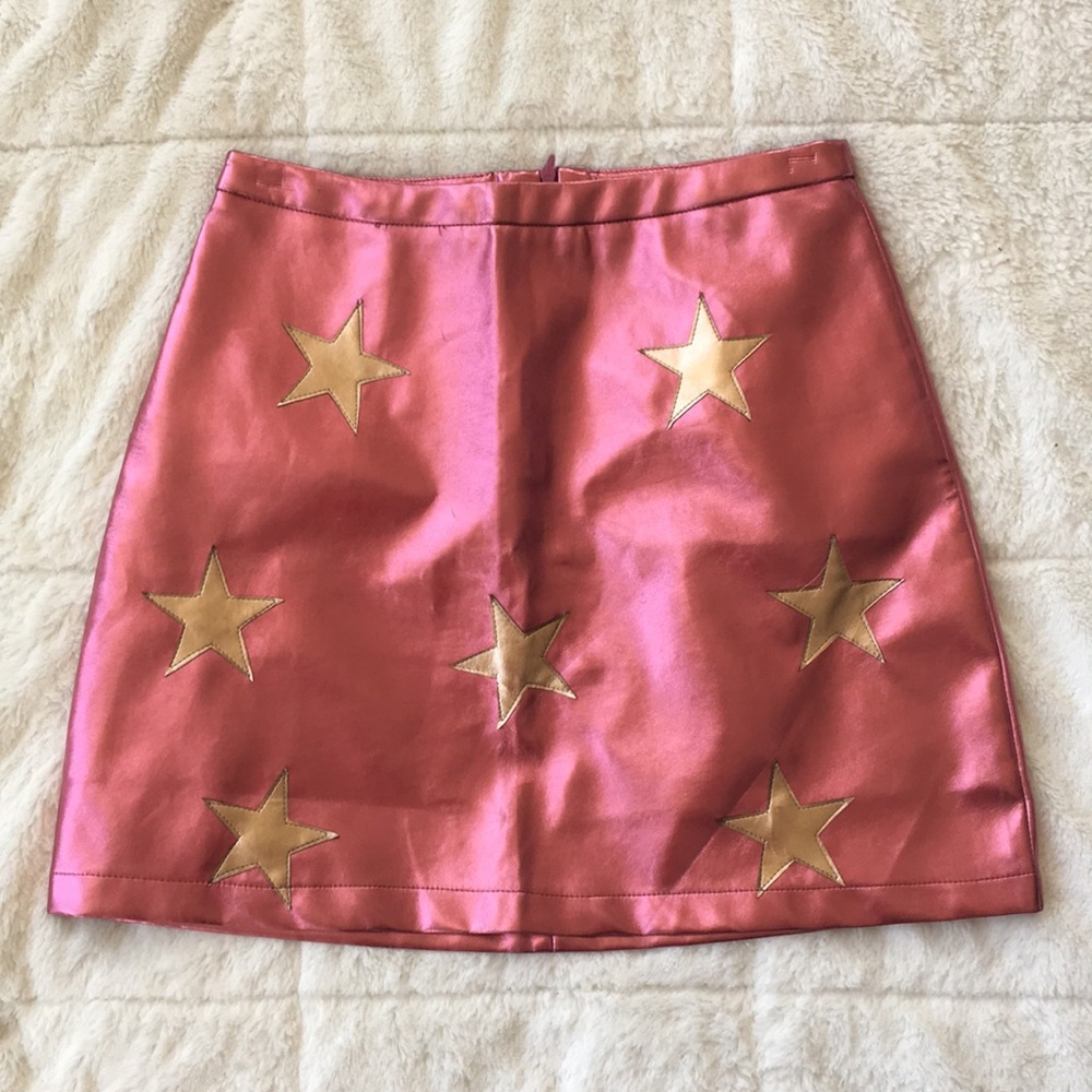 Metallic Star Skirt